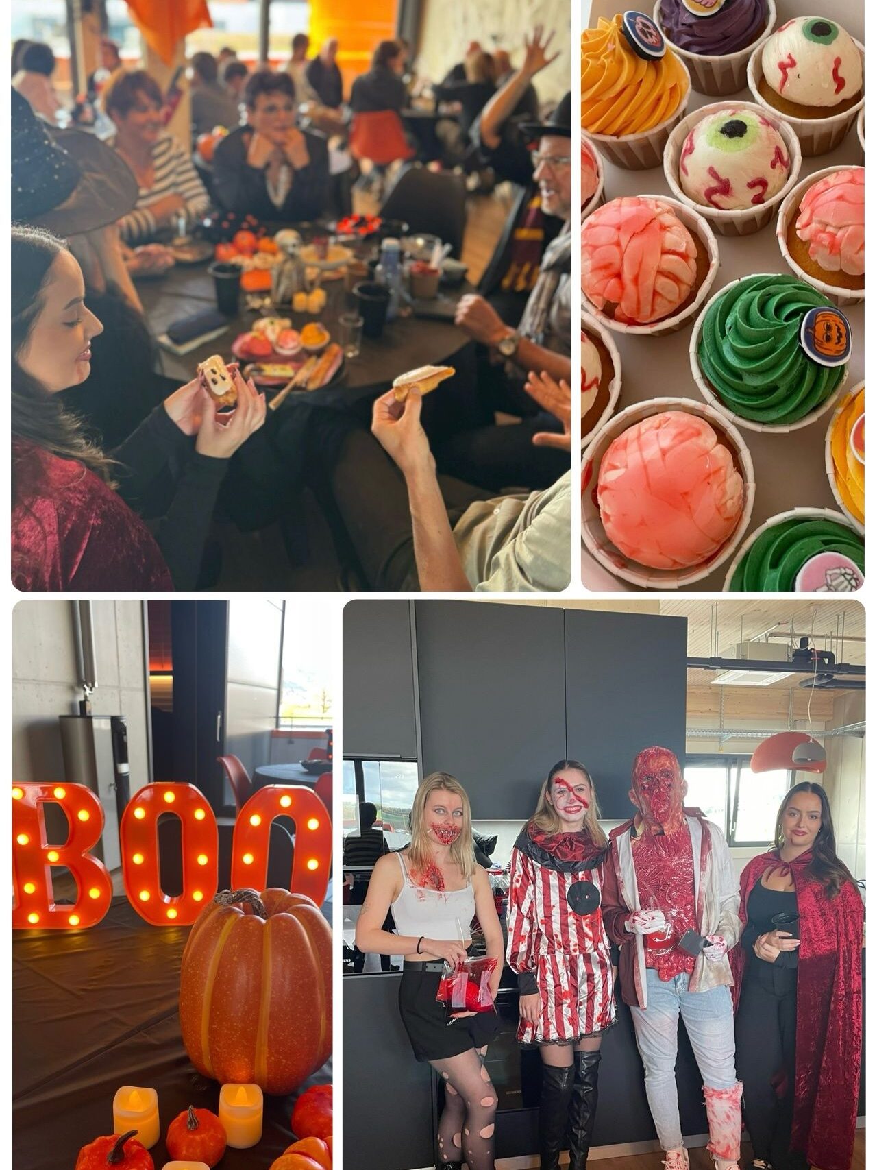 Inauguration de la nouvelle cafétéria easyDec avec décoration d’Halloween et ambiance conviviale